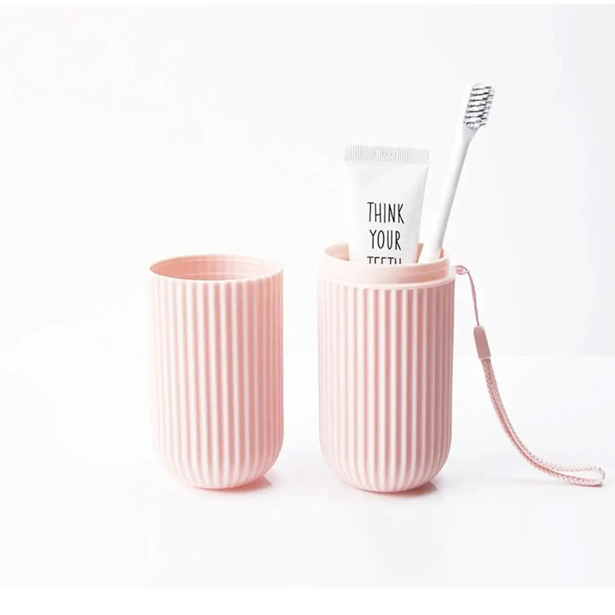 TrailGuard Portable Toothbrush And Toothpaste Case With Breathable Air Holes Keeps Bacteria Away For Travel