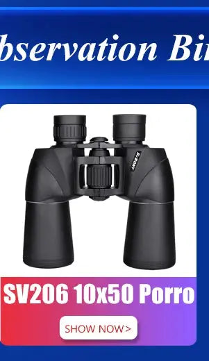 SVBONY binoculars SV47, black IPX7 waterproof, 8x32/8x42/10x42 for camping by Simples Market