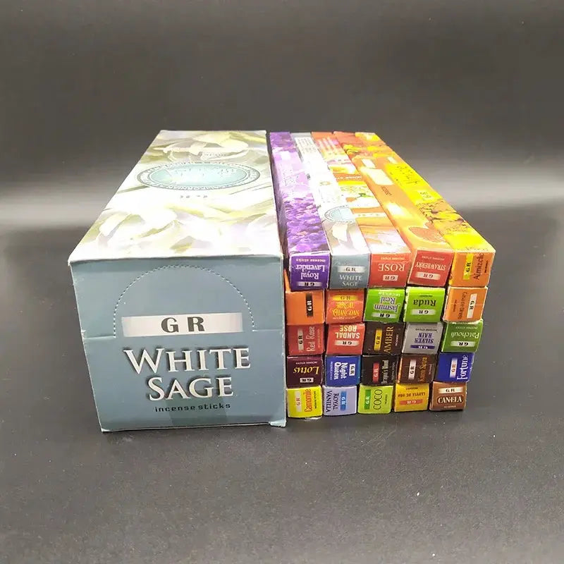 Natural Tibetan White Sage Incense Sticks In Tubes Joss Sticks Home Fragrance Bulk Indian Incense For Calm Focus