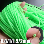 0.8mm 1mm 1.5mm 2mm Luminous Silicone Anti Rig Tube For Deep Sea Fishing Rig Sleeves Tackle Tools