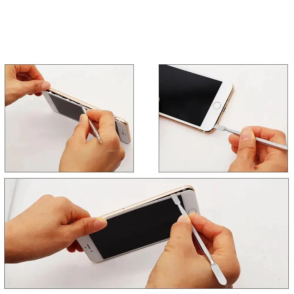 8 In 1 Mobile Phone Repair Tool Kit With Metal Spudger Prying Tools For iPhone Samsung Smartphones Laptops Tablets
