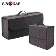 CarViva Car Trunk Organizer Foldable Felt Storage Box Portable Anti Slip Interior Keeps Trunk Neat And Tidy