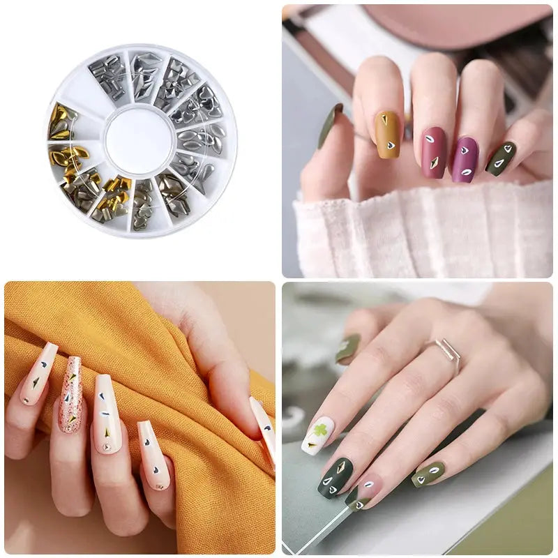 Nail polish and gel nail kit by Simples Market with nail lamp and manicure tools