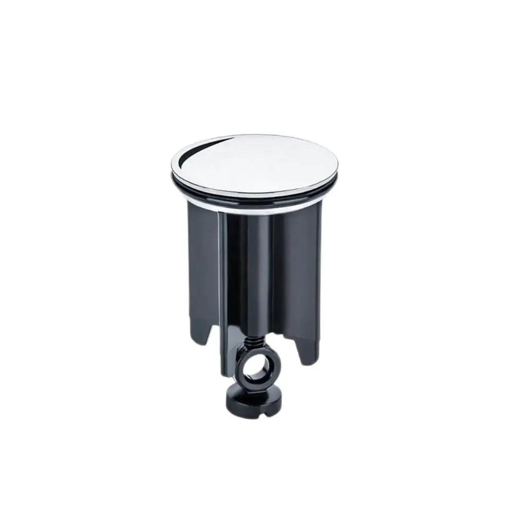 Bathroom wash basin pop-up drain plug, chrome finish, 40mm universal replacement
