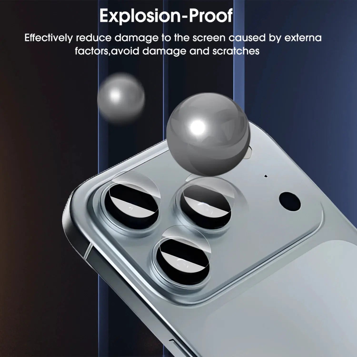 Camera lens tempered glass by Simples Market, 1–5 pack, full-coverage for iPhone 17 Pro Max/17 Air