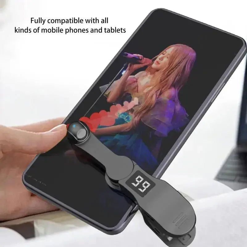 Auto Screen Clicker For Smartphone Apps And Games USB Simulator Tapper For Video Live Streaming Tripod Compatible