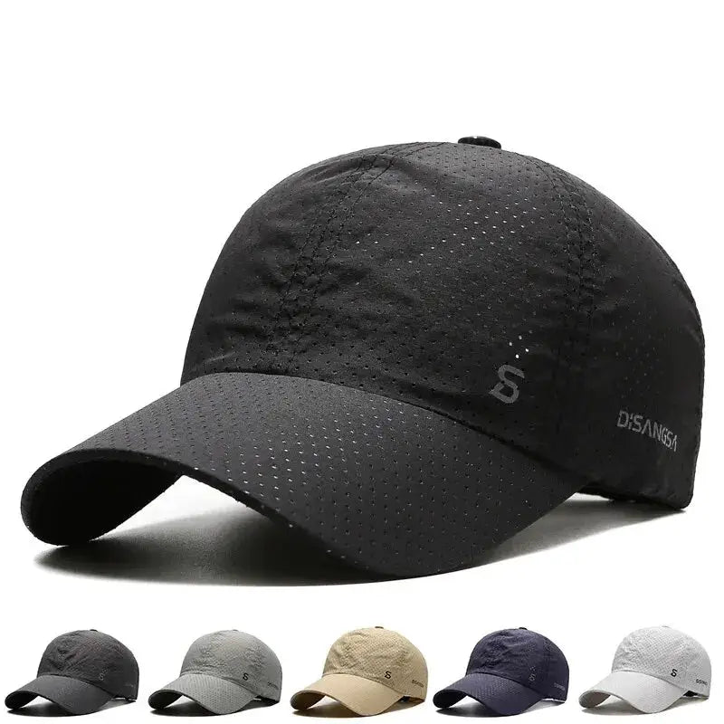 Original Design Running Cap For Men Quick Dry Breathable Duckbill Visor Baseball Cap For Outdoor Running And Fishing