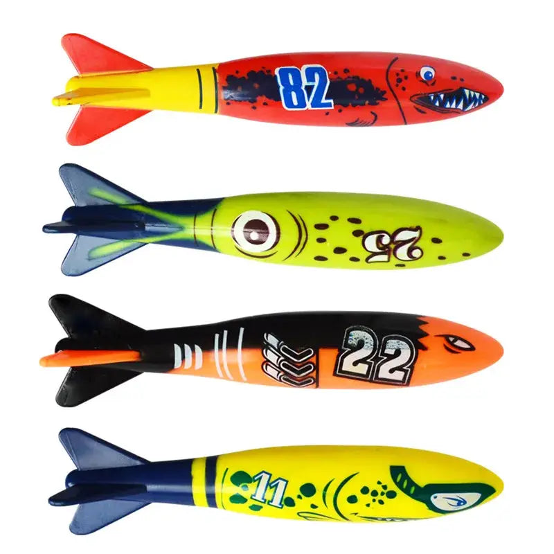 Shark Rocket Throwing Toy For Pool Dive Game Water Fun Kids Summer Bath Toys Educational Pool Toys Gift