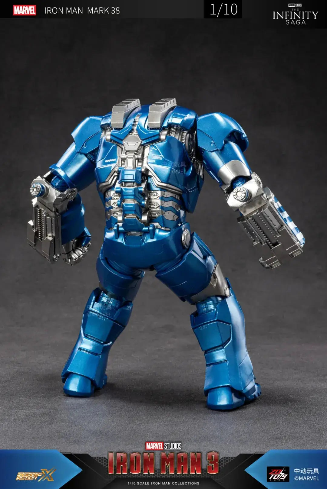 ZDTDS Iron Man Avengers MK37 Hammerhead MK12 MK38 Igor MK9 Iron Patriot War Machine Action Figure Collectible Toy