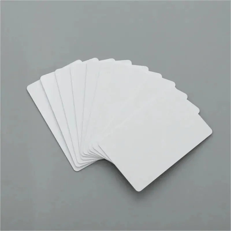 NTAG215 blank NFC cards, 10-pack, white PVC, Simples Market