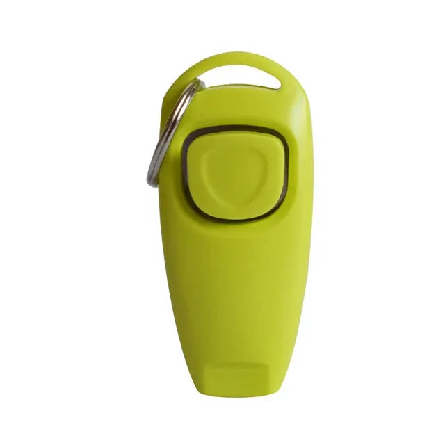 2-In-1 Dog Clicker And Training Whistle With Key Ring For Puppy Training And Barking Control