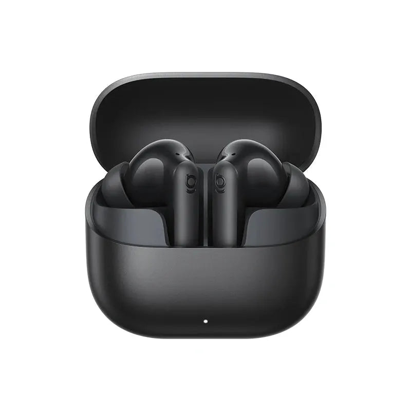Baseus Bass EP10 wireless earbuds pair in black charging case