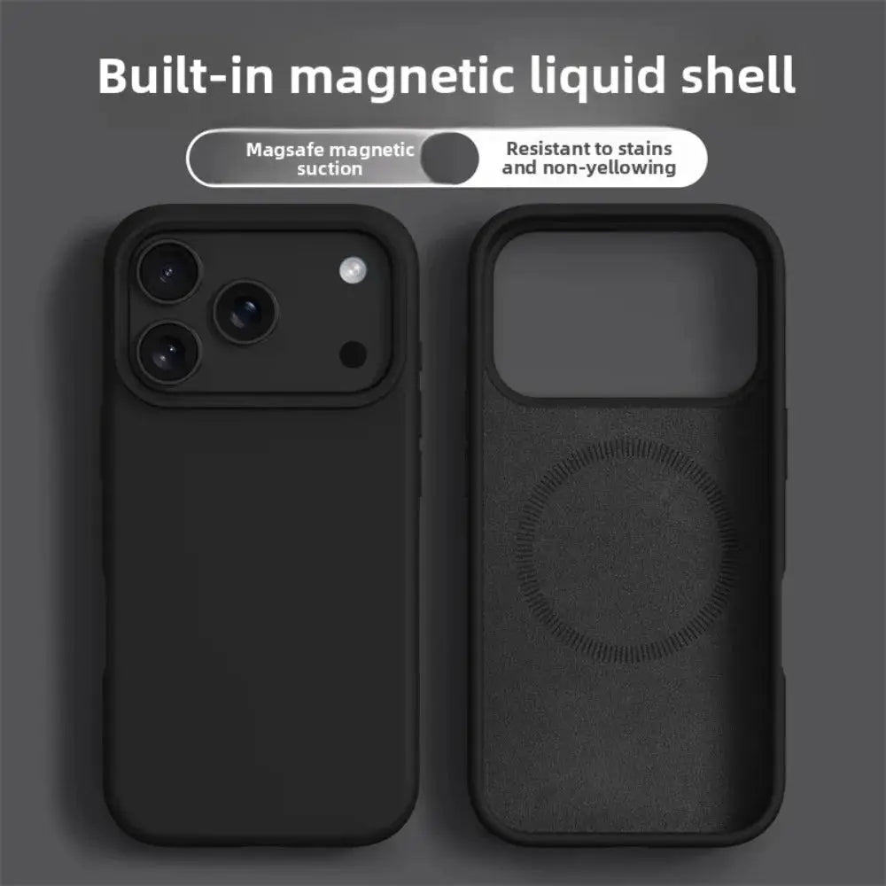 Original Magnetic Liquid Silicone Phone Case For iPhone 17 16 Pro Max And iPhone Air With MagSafe