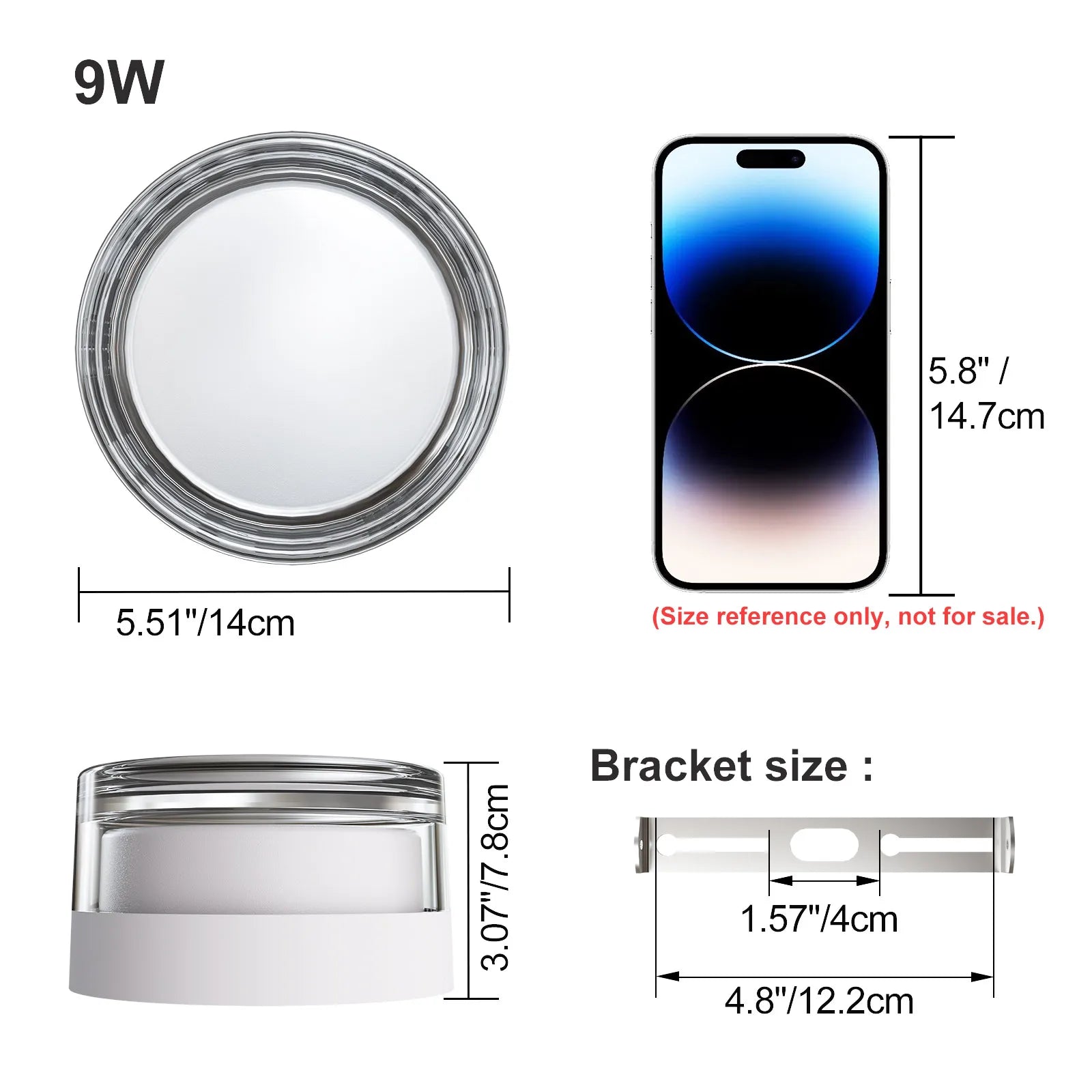 LVL 9W LED wall lamp, round and square smokey grey IP65 waterproof indoor/outdoor wall sconces by Simples Market.
