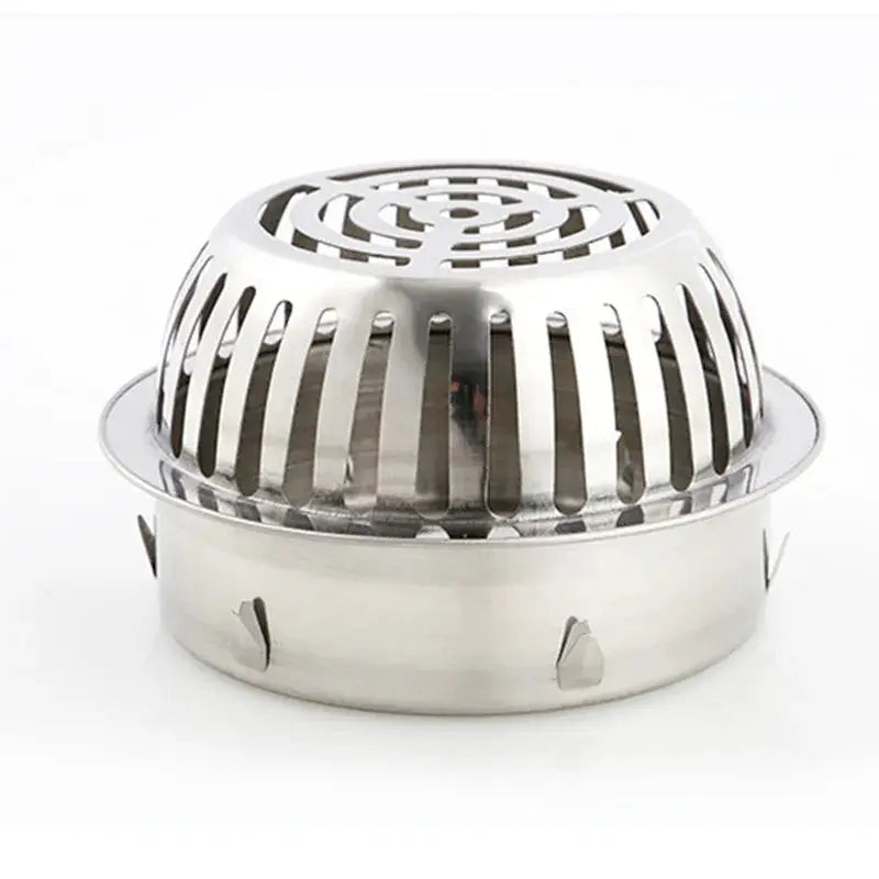 Simples Market stainless steel balcony roof round floor drain with anti-blocking large displacement for outdoor drainage