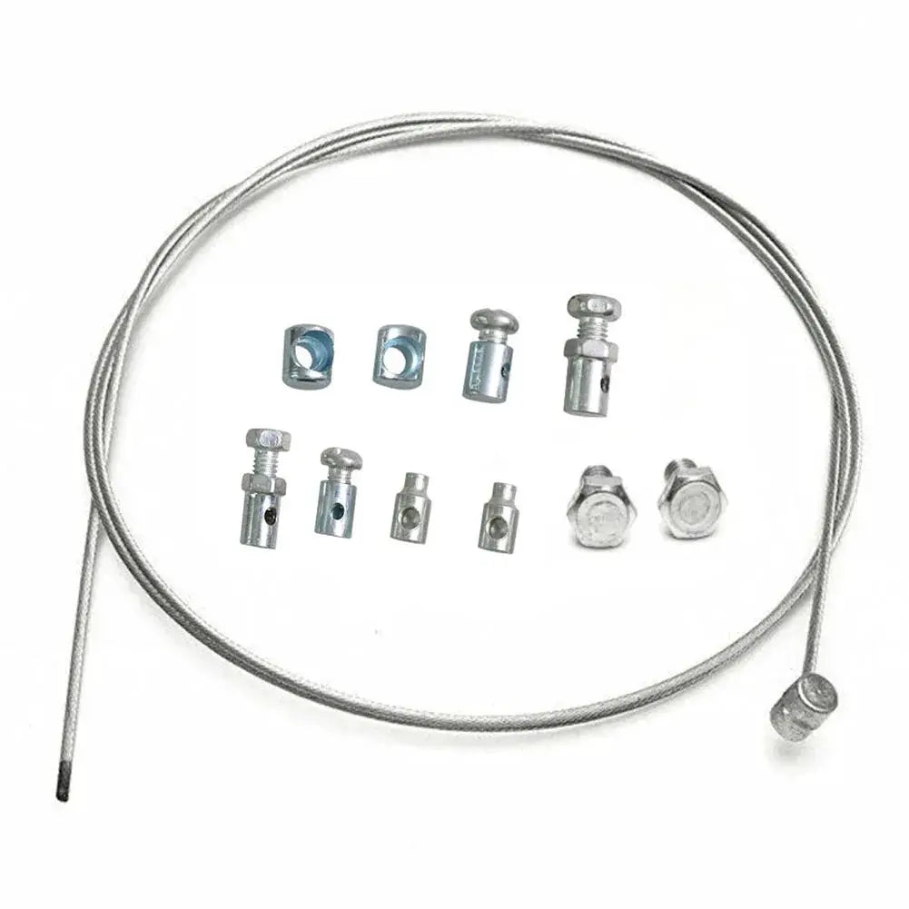 Universal Throttle And Clutch Cable Repair Kit For Lawn Mowers Rotovator And Ride On Equipment Replacement Cable Set