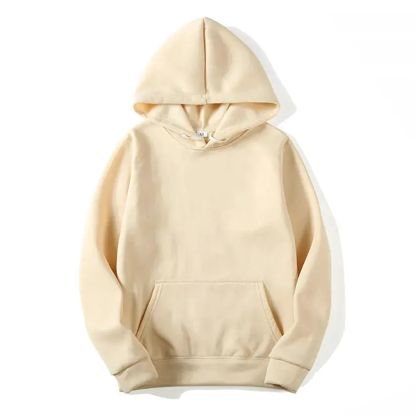 NovaWear Unisex Solid Color Hoodie Sweatshirt All Season Comfort Regular Fit Polyester Knit