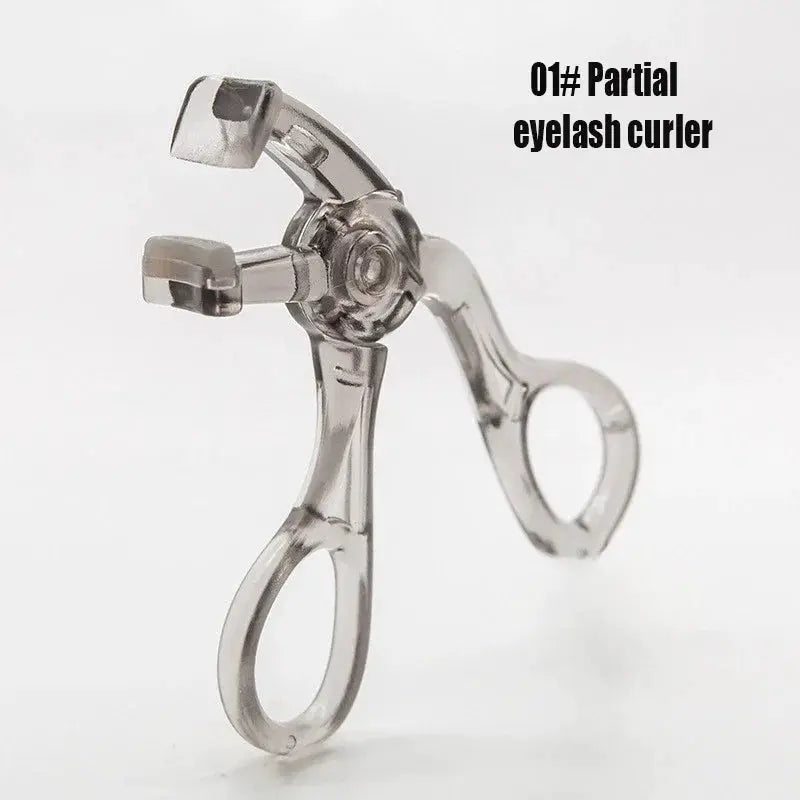 Dual Type Eyelash Curler With Comb Wide And Partial Clip Options Waterproof Long Lasting Natural Curl Unisex Certified