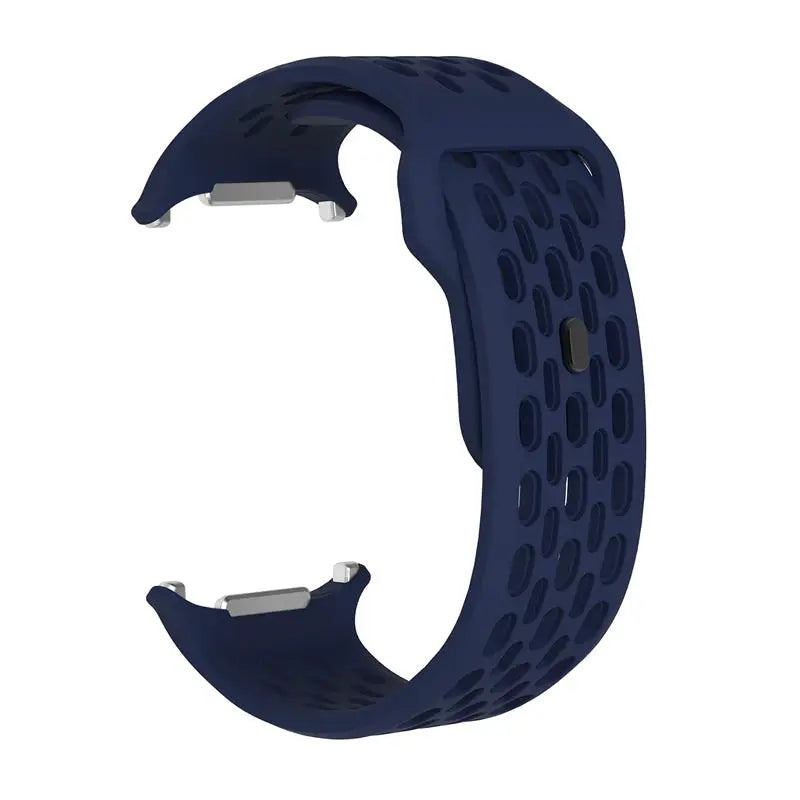 Marine silicone strap for Samsung Galaxy Watch Ultra2 47mm navy blue perforated sport band