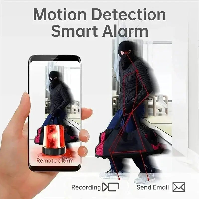 GEMODI A9 Mini Camera 1080P HD WiFi Security Camera With 2 4GHz Remote Monitoring App
