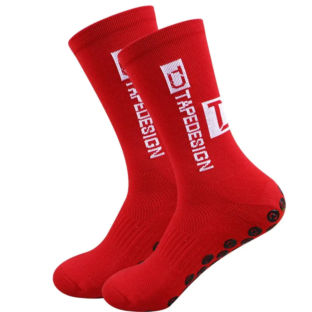 Mens Non Slip Soccer Socks With Non Skid Grip For Football Basketball Cycling And Training Performance