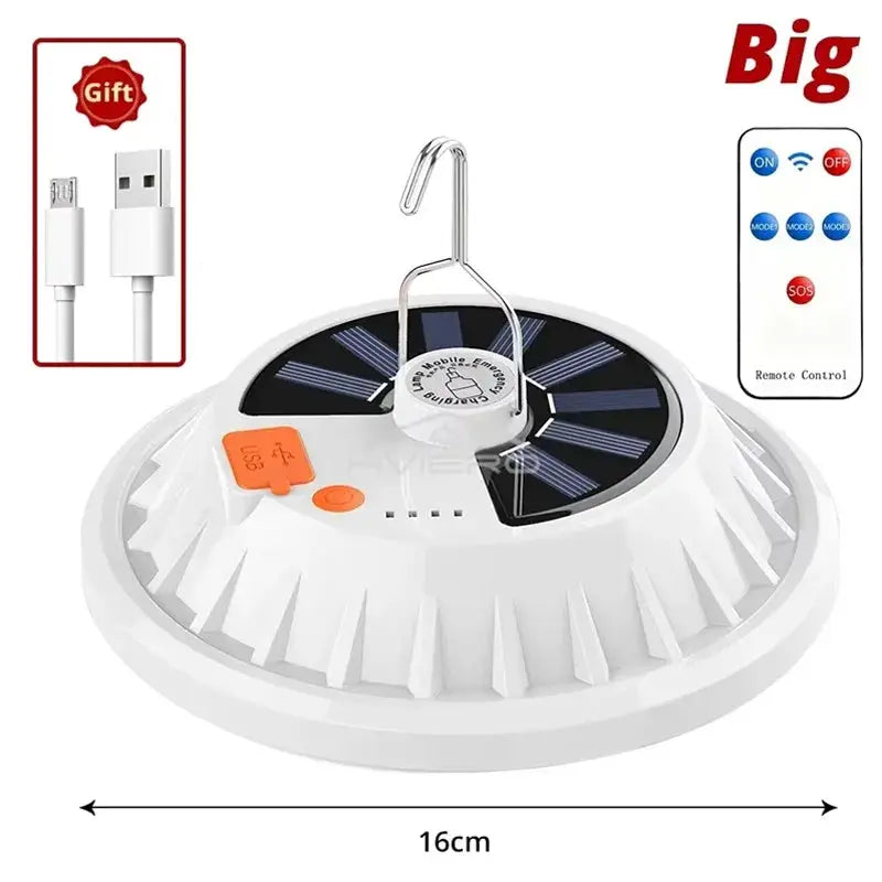 Portable Camping Light Power Bank LED Lantern Waterproof Handheld Outdoor Tent Light Rechargeable Floodlight