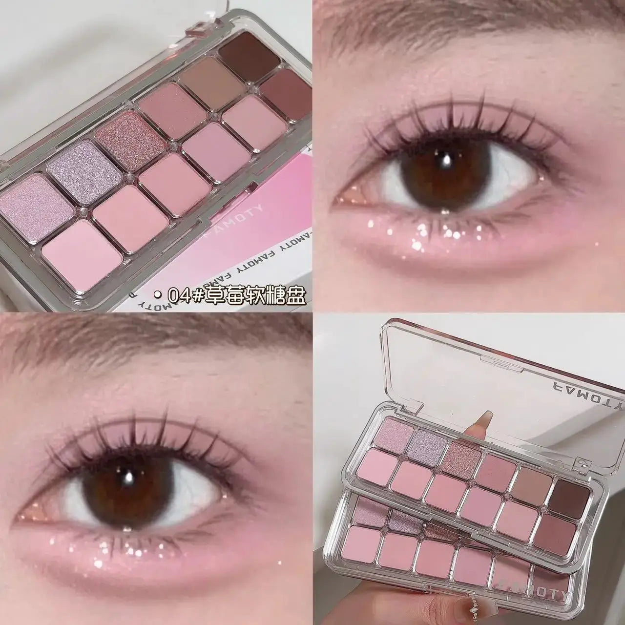 LuxeGlow Tea Apricot Earth Tones 12 Color Matte Eyeshadow Palette For Long Lasting All Matte Eye Makeup Daily Use