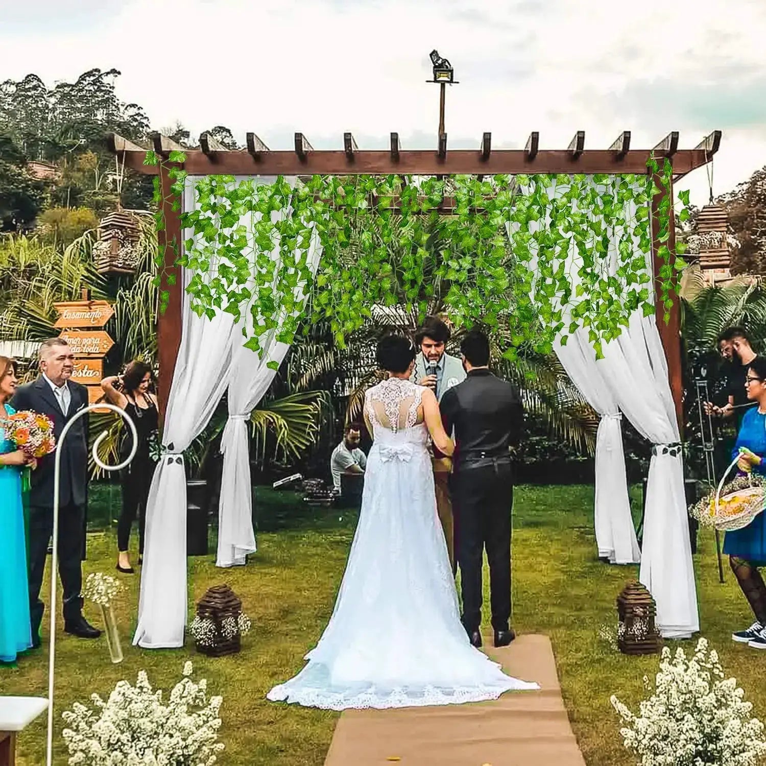 12 Pack 84 Feet Artificial Ivy Leaves Garland Greenery Hanging Vines For Wedding Wall Decor Indoor Outdoor Party