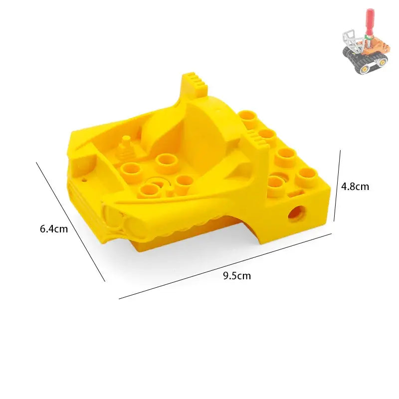 Big Building Blocks Traffic Mechanical Construction Set For Kids Compatible Large Bricks Educational Science Toy Gift