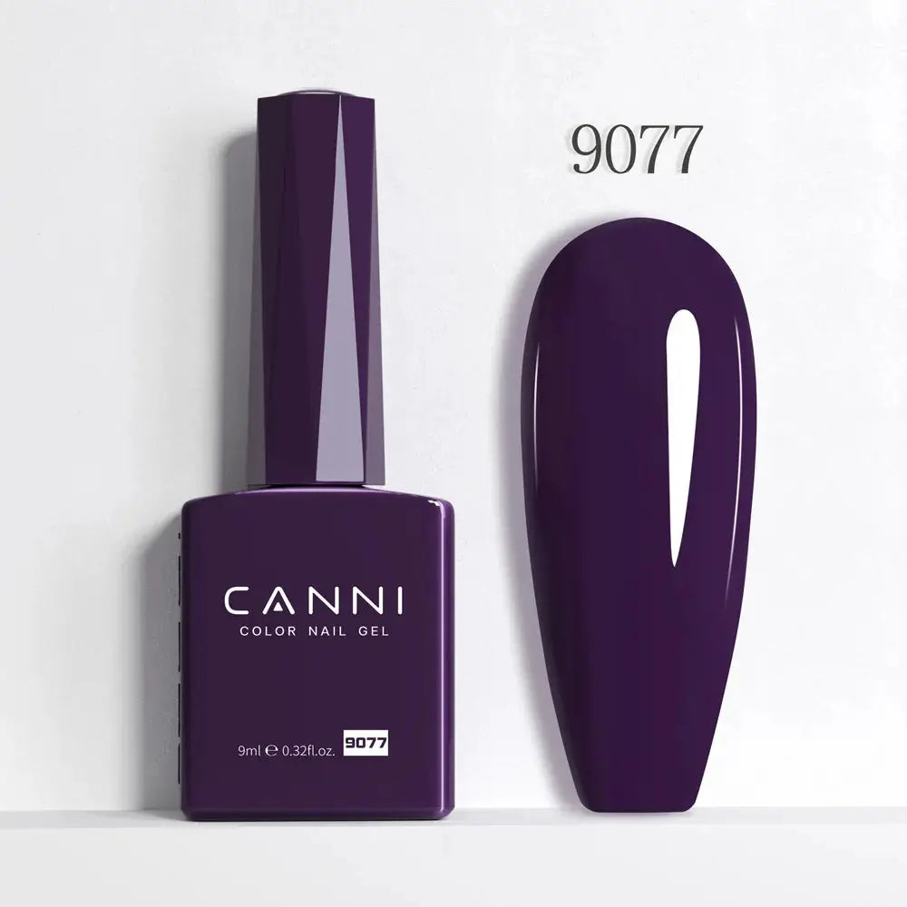 Canni Hema Free Nail Gel Polish Christmas Red Collection Semi Permanent 9ml Long Lasting Shine