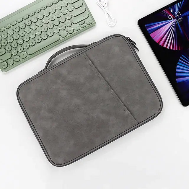 AquaShield Waterproof Tablet Bag Pro Durable Nylon Sleeve Protects iPad Pro and 13 Inch Tablets From Drops and Moisture