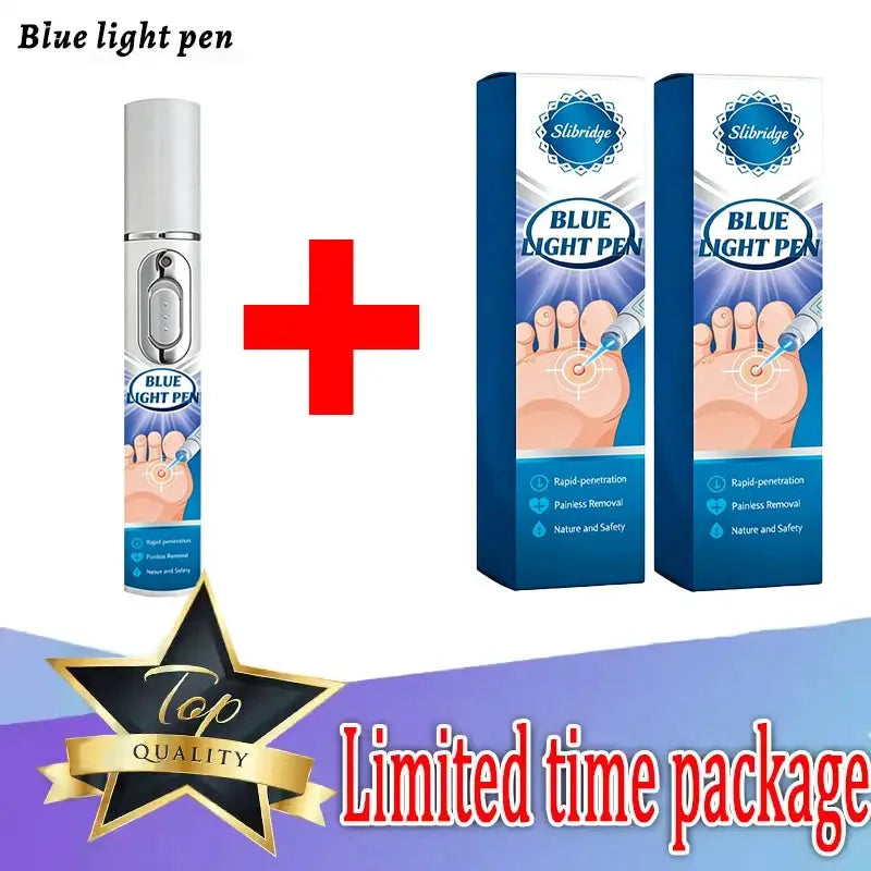 Blue Light Wart Pen For Neck Warts Non Electric Wart Care Tool Safe At Home For Easy Home Use