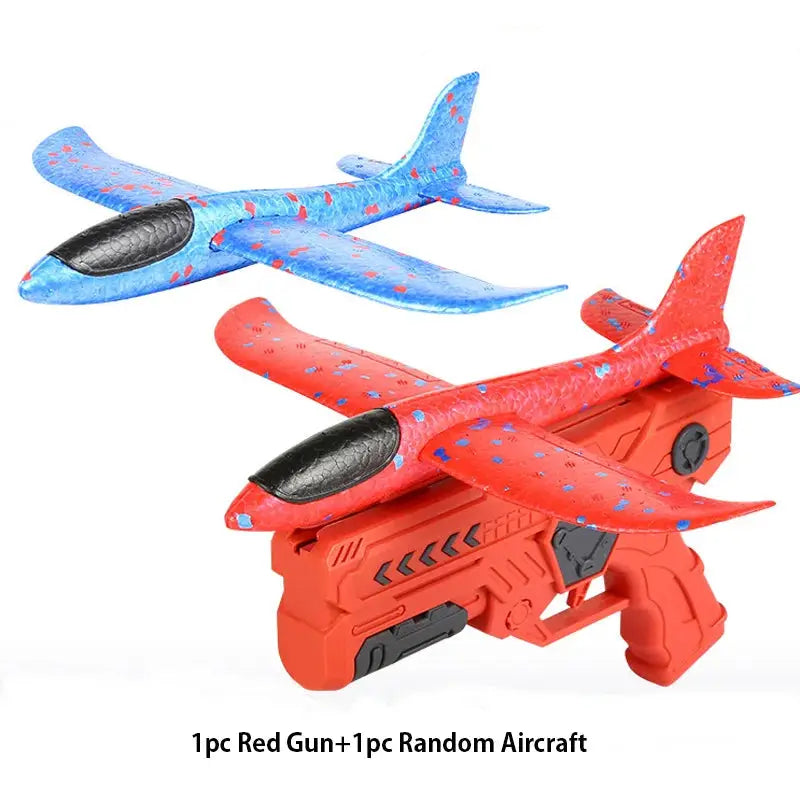 Kids Foam Ejection Aircraft Toy For Outdoor Play Encouraging Parent Child Bonding And Safe Durable Flight