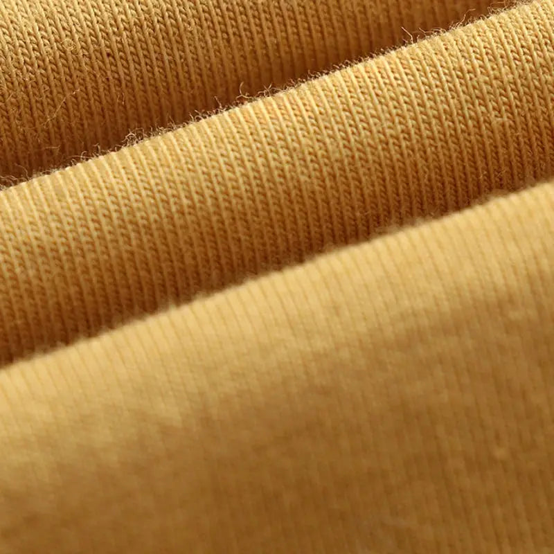 Women cotton panties seamless briefs in mustard yellow fabric