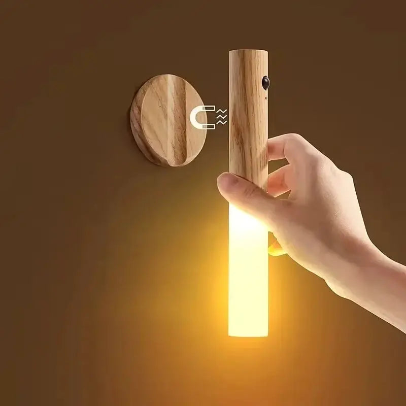 LED Night Light USB Charging Motion Sensor LED Lamp For Bedside Cabinet Wardrobe Home Lighting