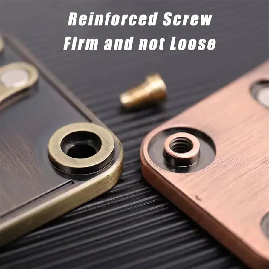 Metal Fidget Toy Push Card Slider Stress Relief For Focus Haptic Coin Office Desk Gift