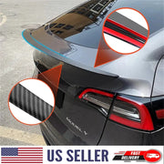 Tesla Model 3/Y rear spoiler with carbon fiber texture by Simples Market