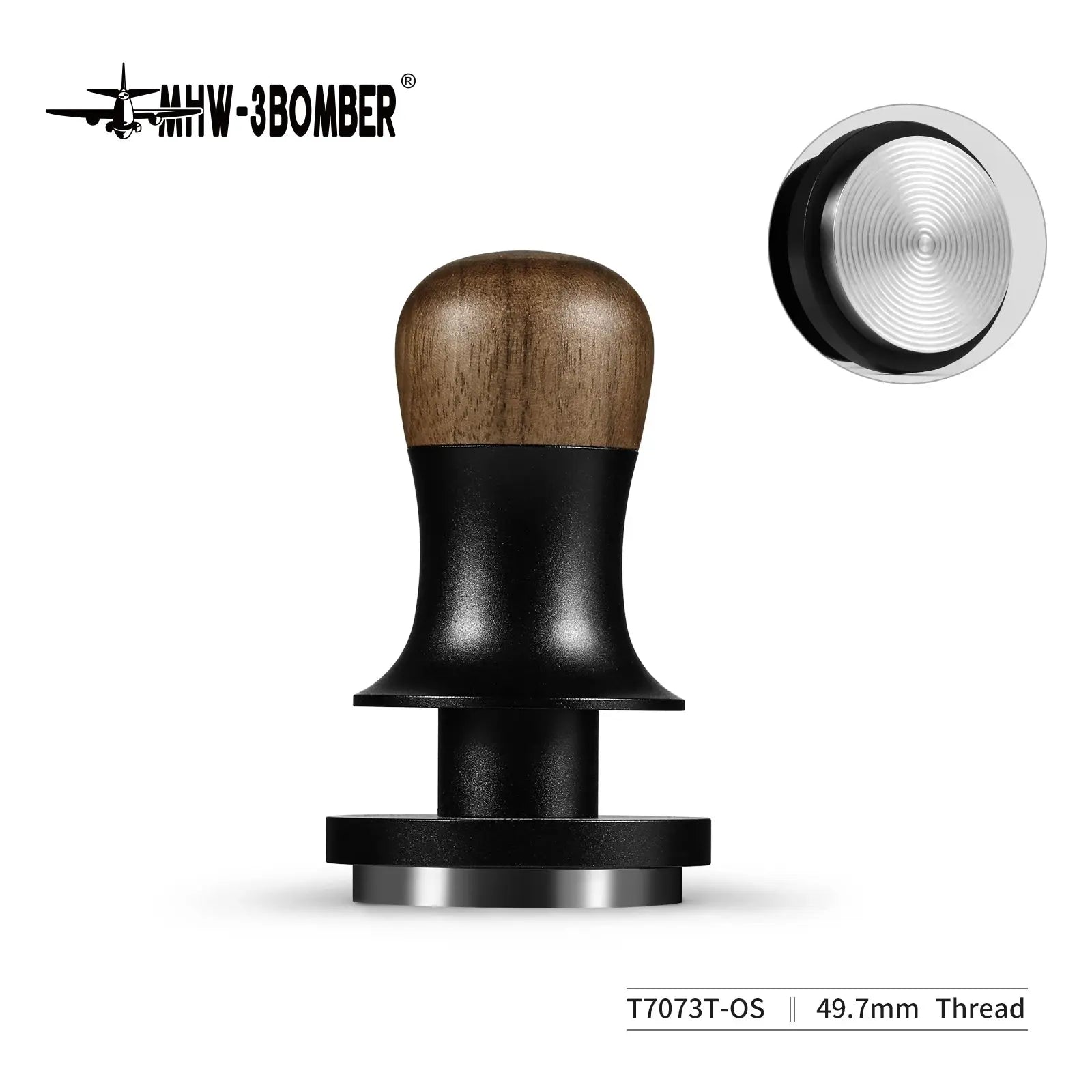 MHW 3 Bomber Constant Pressure Coffee Tamper Set 45.5mm 49.7mm 51mm 53.35mm 58mm 58.5mm Espresso Flat Tampers
