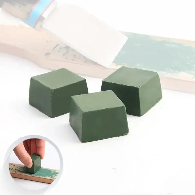 Green Polishing Paste With Alumina Fine Abrasive For Metal And Jewelry Polishing Compound Buffing Paste 1 Piece