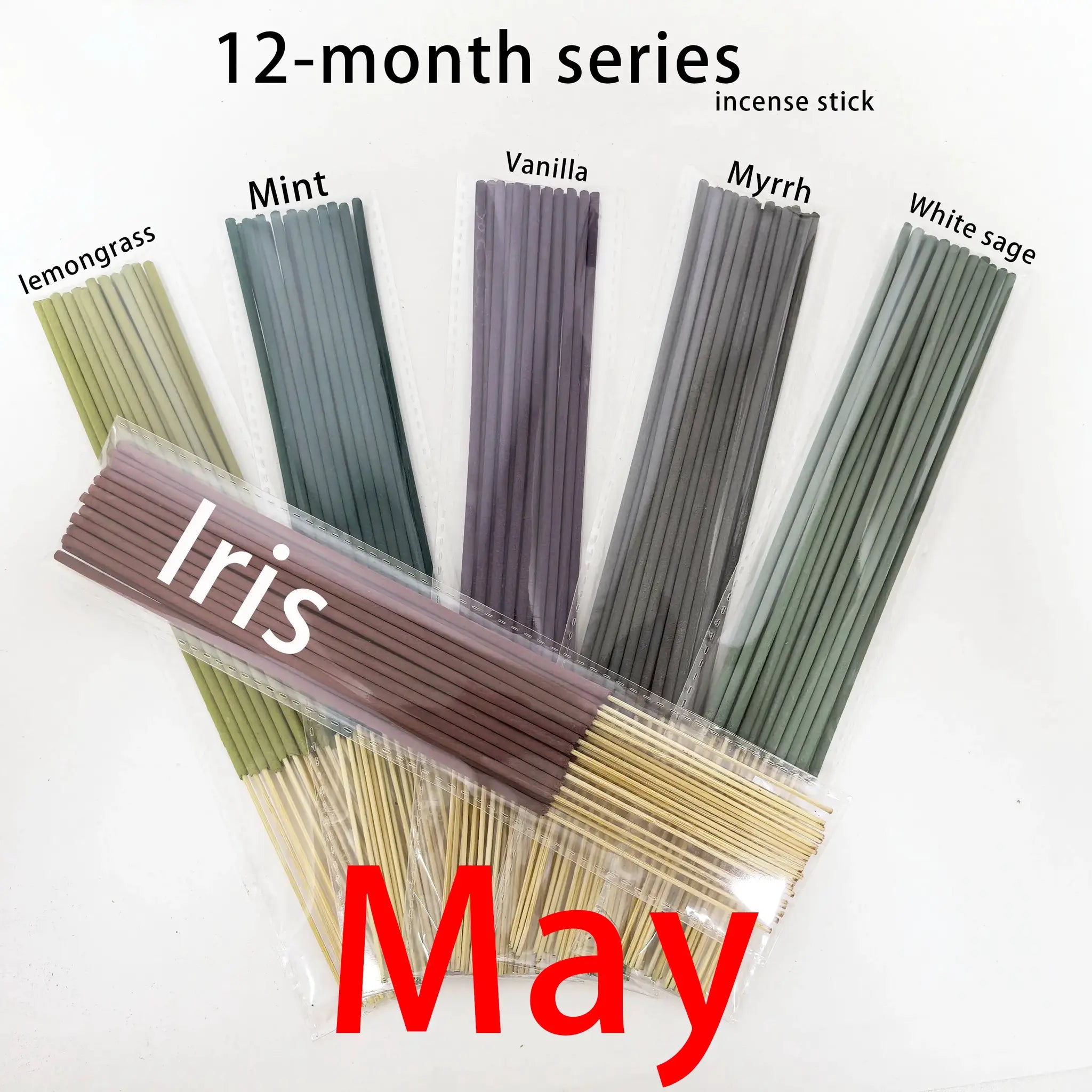 6 Sets Of 126 Incense Sticks Assorted Scents For Purification Meditation Yoga And Home Use Gift