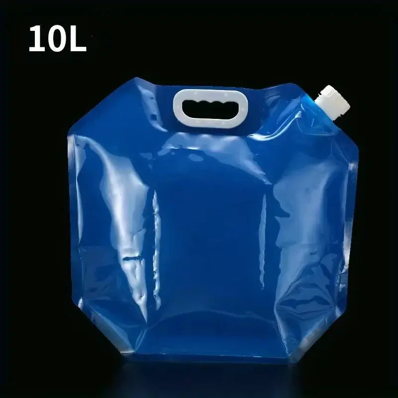 Simples Market 10L blue collapsible water container bag with handle and spout
