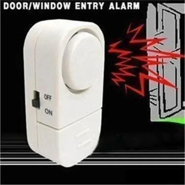 Simples Market white wireless door/window alarm sensor with on/off switch