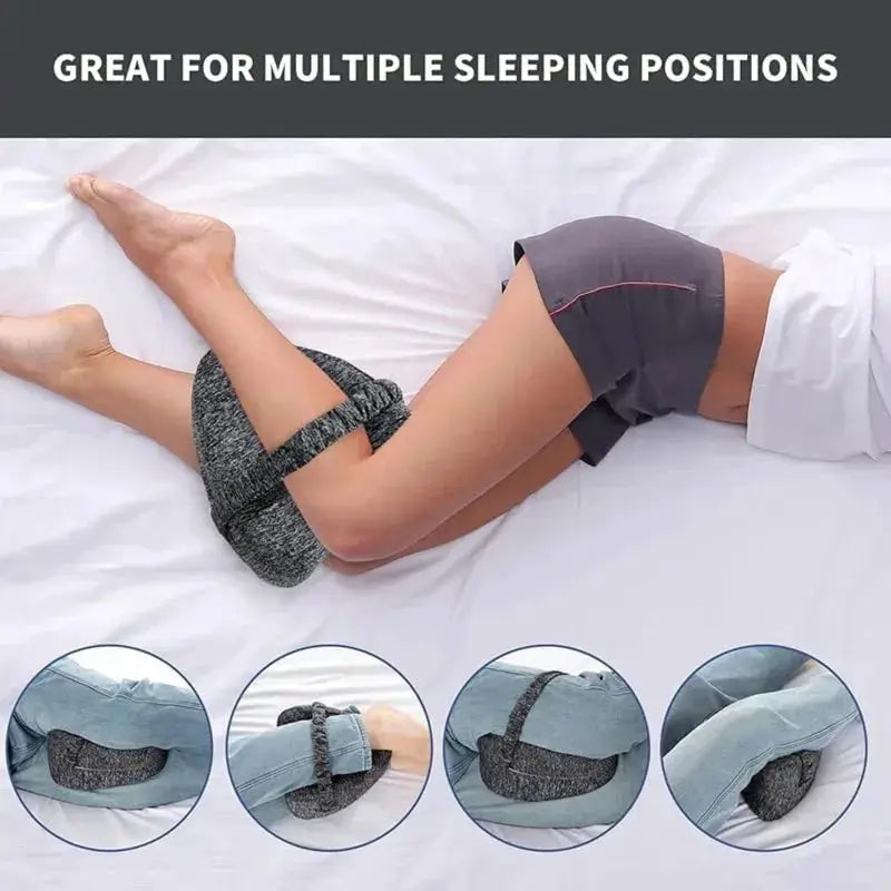 Memory Foam Leg Knee Support Pillow For Side Sleepers Orthopedic Sciatica Relief Back Hip Bed Sofa