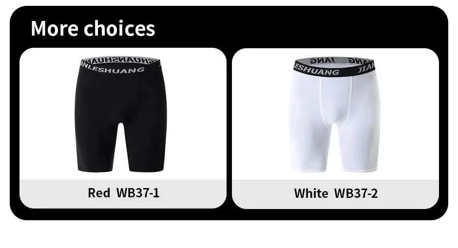 Men's sports boxer shorts, black and white options with branded waistband; two styles shown.