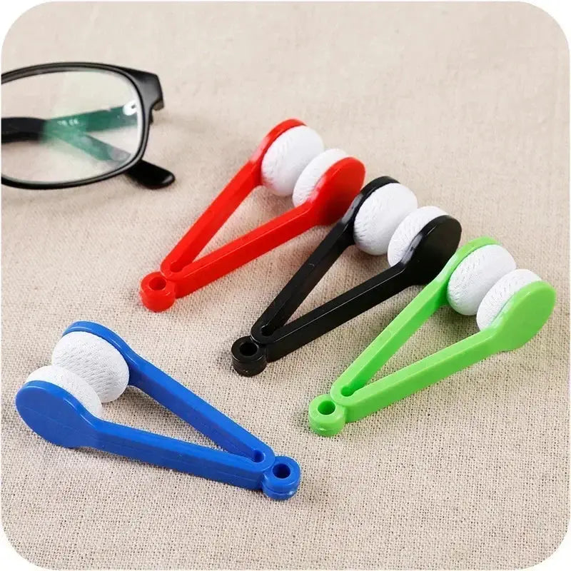 Portable Multifunctional Glasses Cleaning Brushes Microfiber For Eyeglasses Sunglasses Spectacles