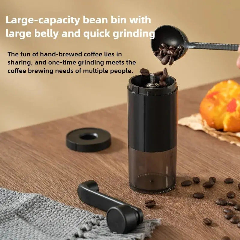 TrailBrew Hand Cranked Coffee Grinder Portable Adjustable Ceramic Core For Uniformly Ground Coffee On The Go