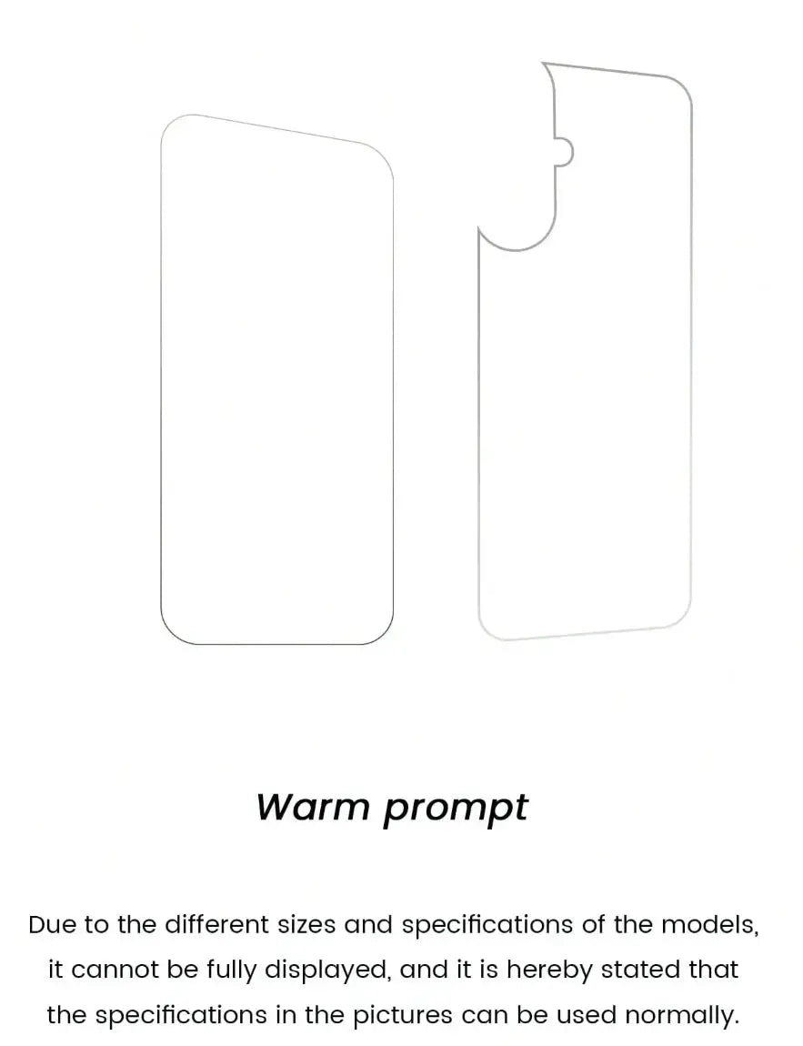 2-piece matte base lens film and matte PET back film set for iPhone 17 Pro/Max, minimalist design