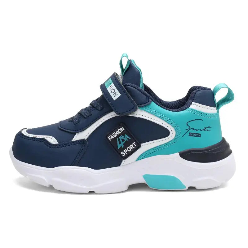 Autumn Winter Boys Sports Shoes Leather Upper Breathable Non Slip Versatile For Elementary School Students Ages 7 To 13