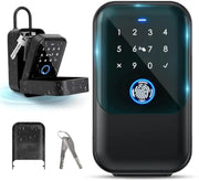 Simples Market YRHAND TTlock smart lock box with fingerprint keypad, black IP66 portable kit