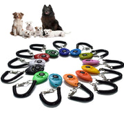 Dog Training Clicker For Dogs And Cats With Adjustable Wrist Strap Plastic Trainer Aid Sound Feedback